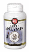 Super Enzymes from KAL are specially formulated tablets provide support for the stomach and intestines..